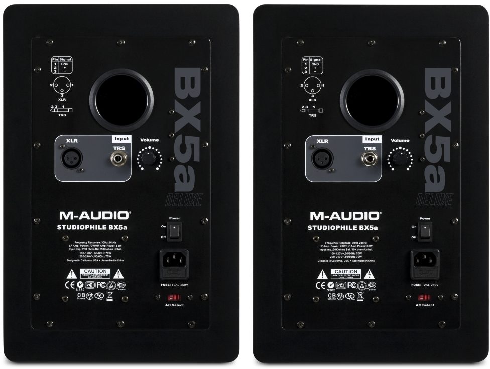 M audio monitors store bx5a