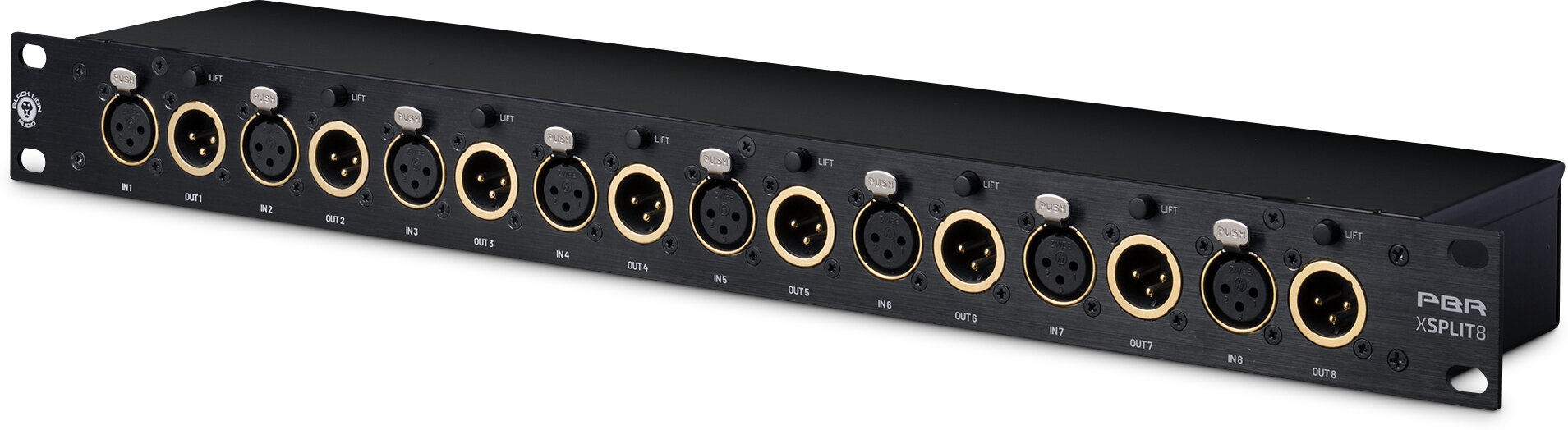 Black Lion Audio PBR XSplit8 8-Channel Splitter, New, Action Position Back