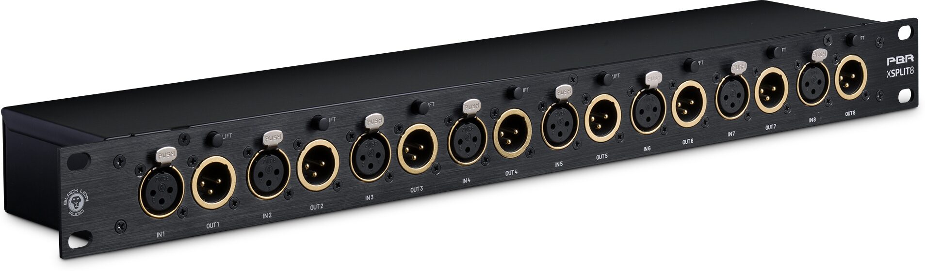Black Lion Audio PBR XSplit8 8-Channel Splitter, New, Action Position Back