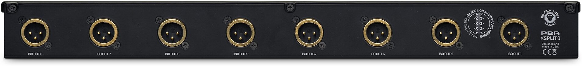 Black Lion Audio PBR XSplit8 8-Channel Splitter, New, Action Position Back