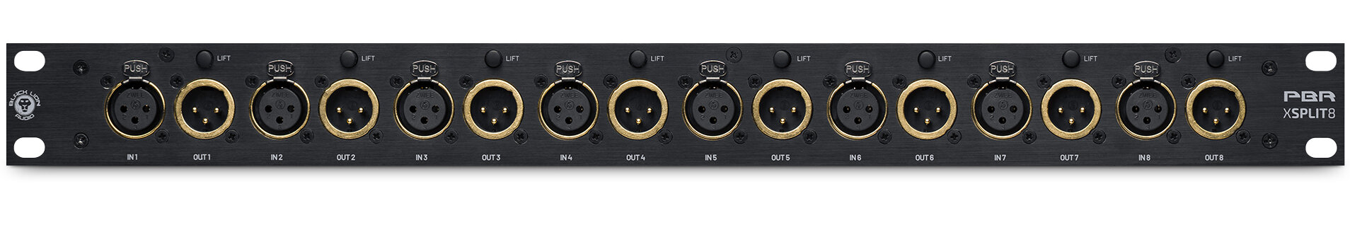 Black Lion Audio PBR XSplit8 8-Channel Splitter, New, Action Position Back