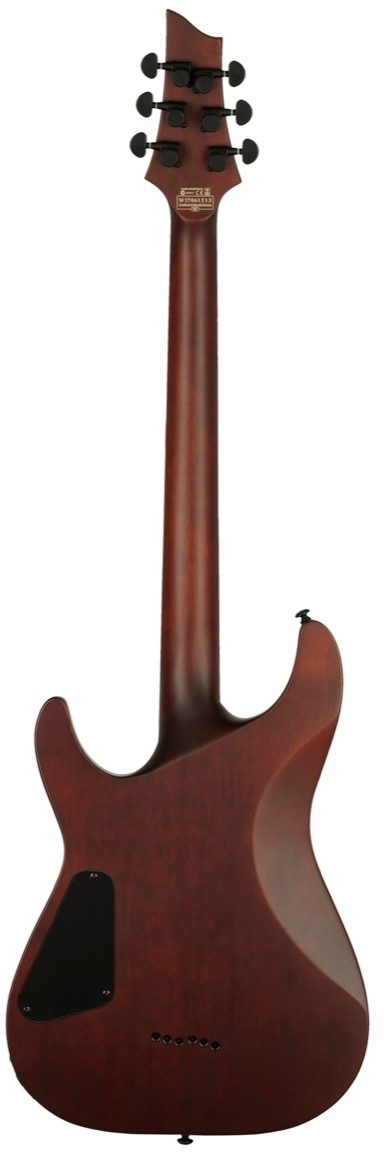 Schecter C1 Koa Electric Guitar, ve