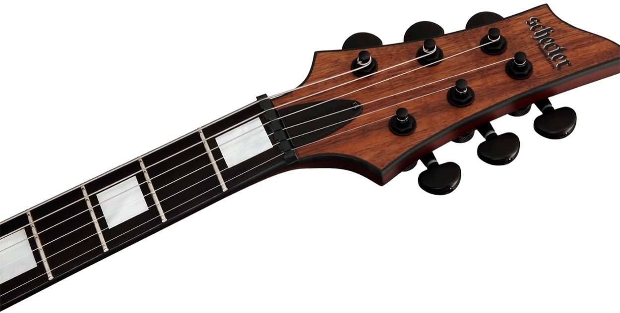 Schecter C1 Koa Electric Guitar, ve