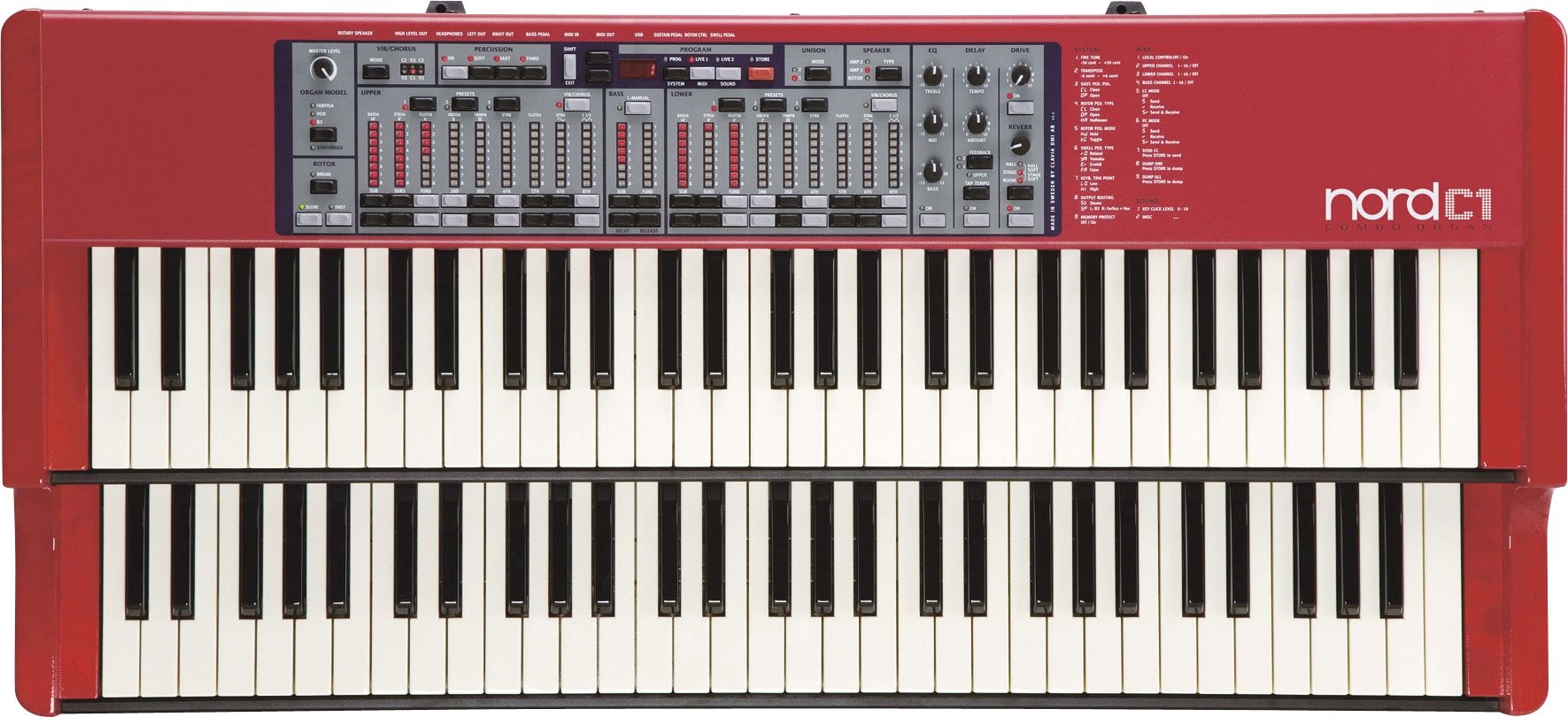 Clavia Nord C1 Dual Manual Combo Organ | zZounds