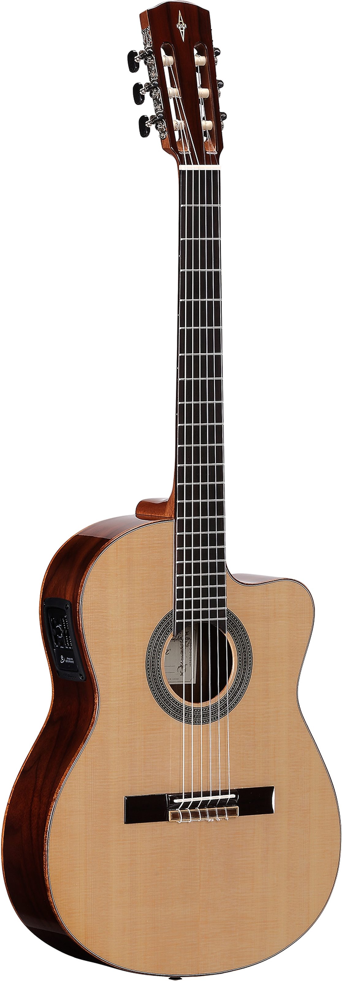 Alvarez Cadiz Hybrid Classical Acoustic-Electric Guitar, Action Position Back
