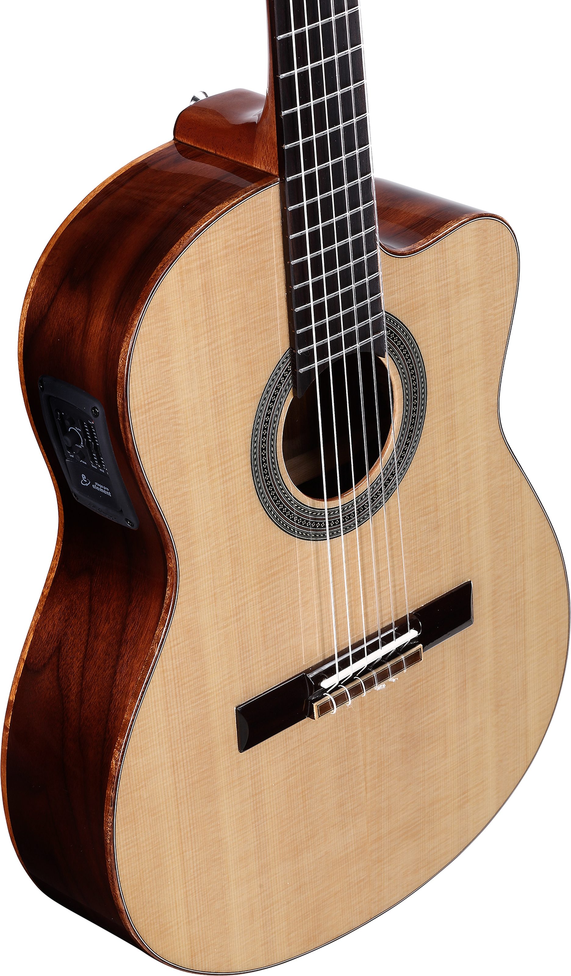Alvarez Cadiz Hybrid Classical Acoustic-Electric Guitar, Action Position Back