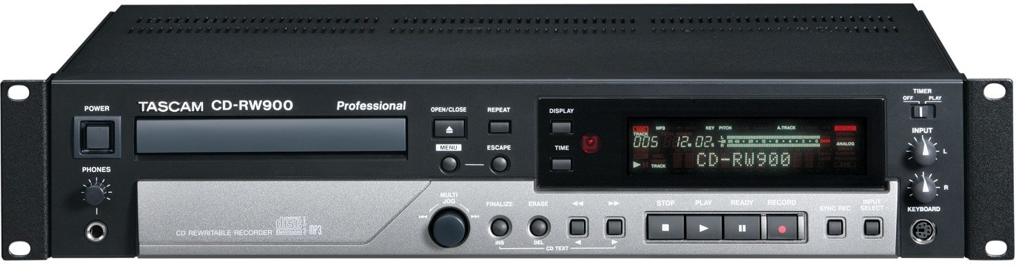 TASCAM CDRW900 CD Recorder with MP3 Playback, Main