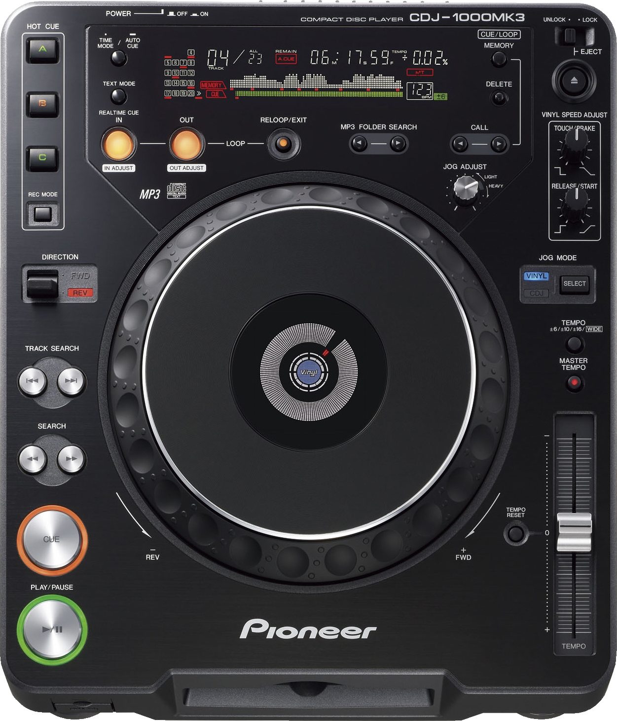 Pioneer CDJ-1000 MK3 DJ CD/MP3 Player