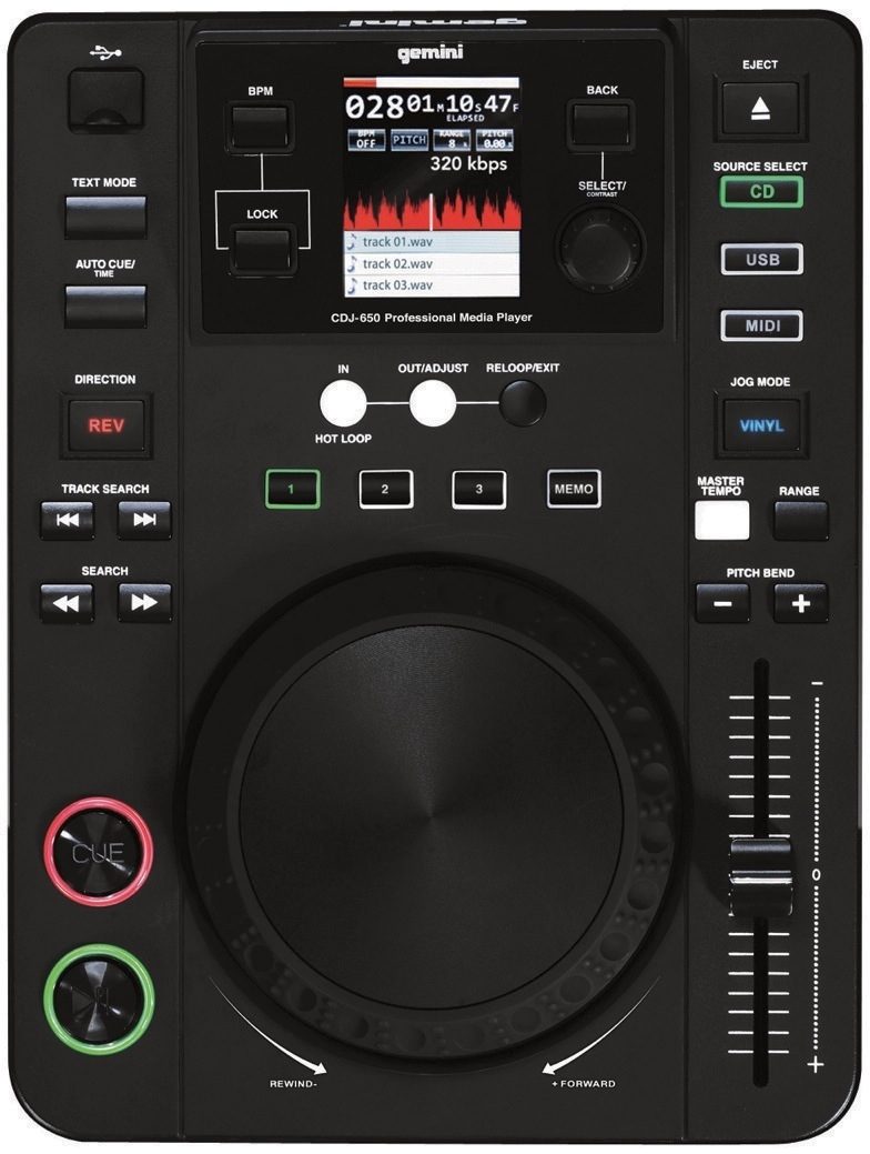 gemini CDJ-650 Professional Media Player