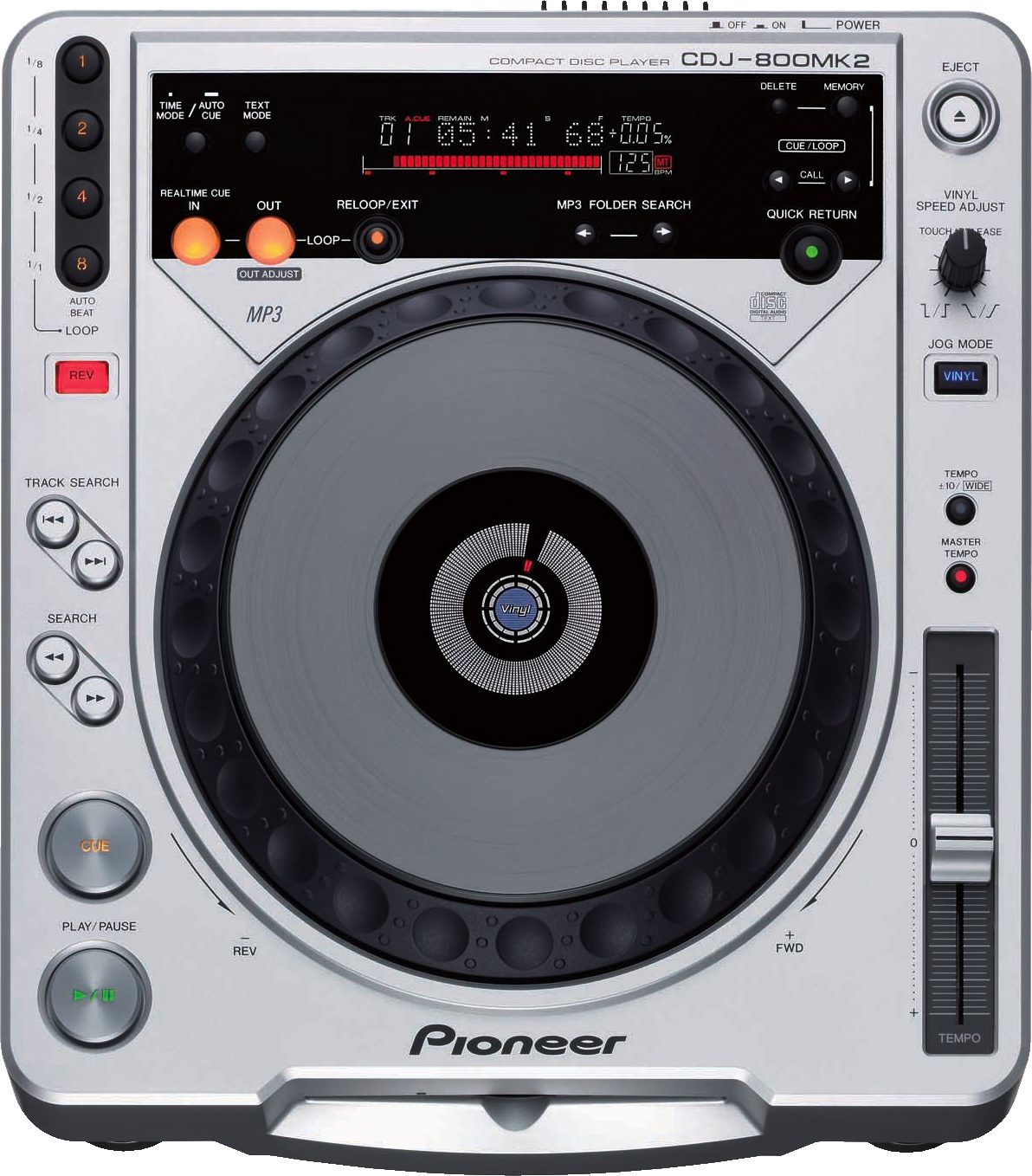 Pioneer CDJ-800MK2 DJ CD/MP3 Player | zZounds