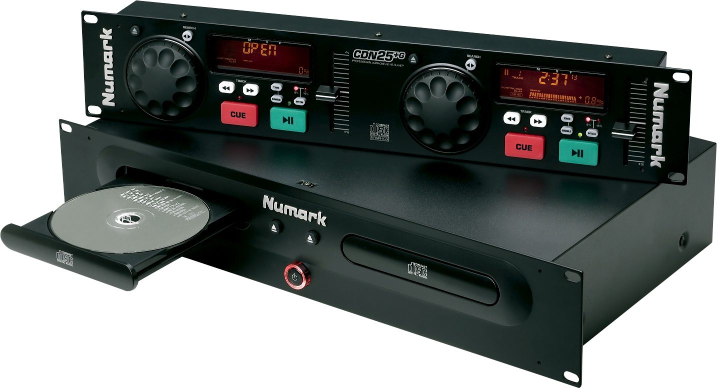 Numark CDN25G Dual CD Player with Karaoke Graphics, Main