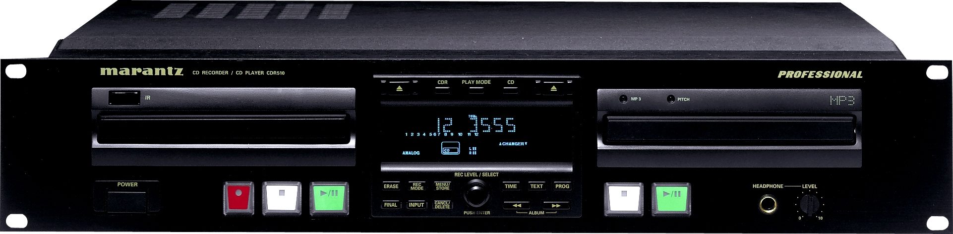 Marantz CDR510 Dual Bay CD Recorder/Player, Main