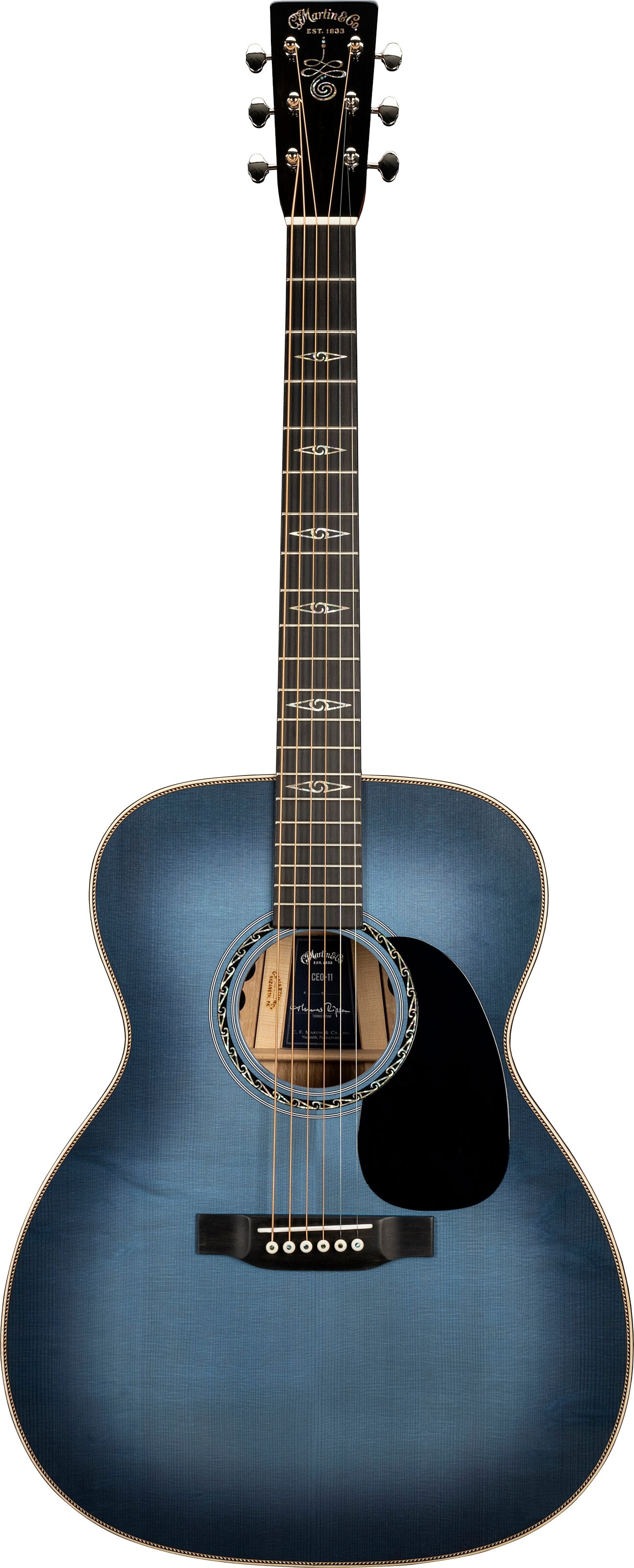 Martin CE0-11 Acoustic-Electric Guitar (with Case), New, Action Position Back