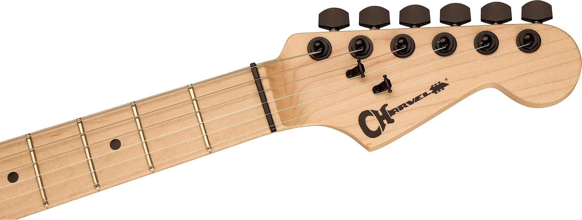 Charvel Pro-Mod So-Cal Style 1 HH HT Electric Guitar, Natural Ash, Action Position Back
