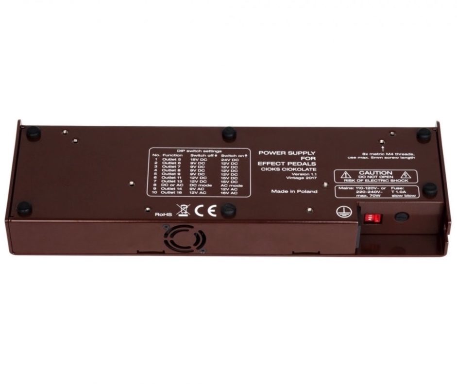 Cioks Ciokolate Pedal Power Supply, New, Bottom