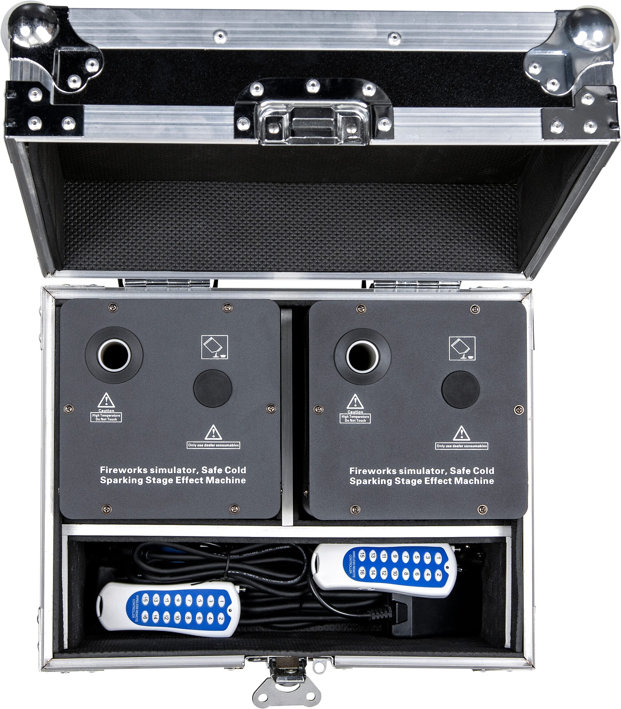 ColorKey Dazzler FX Cold Spark Machine, Action Position Front