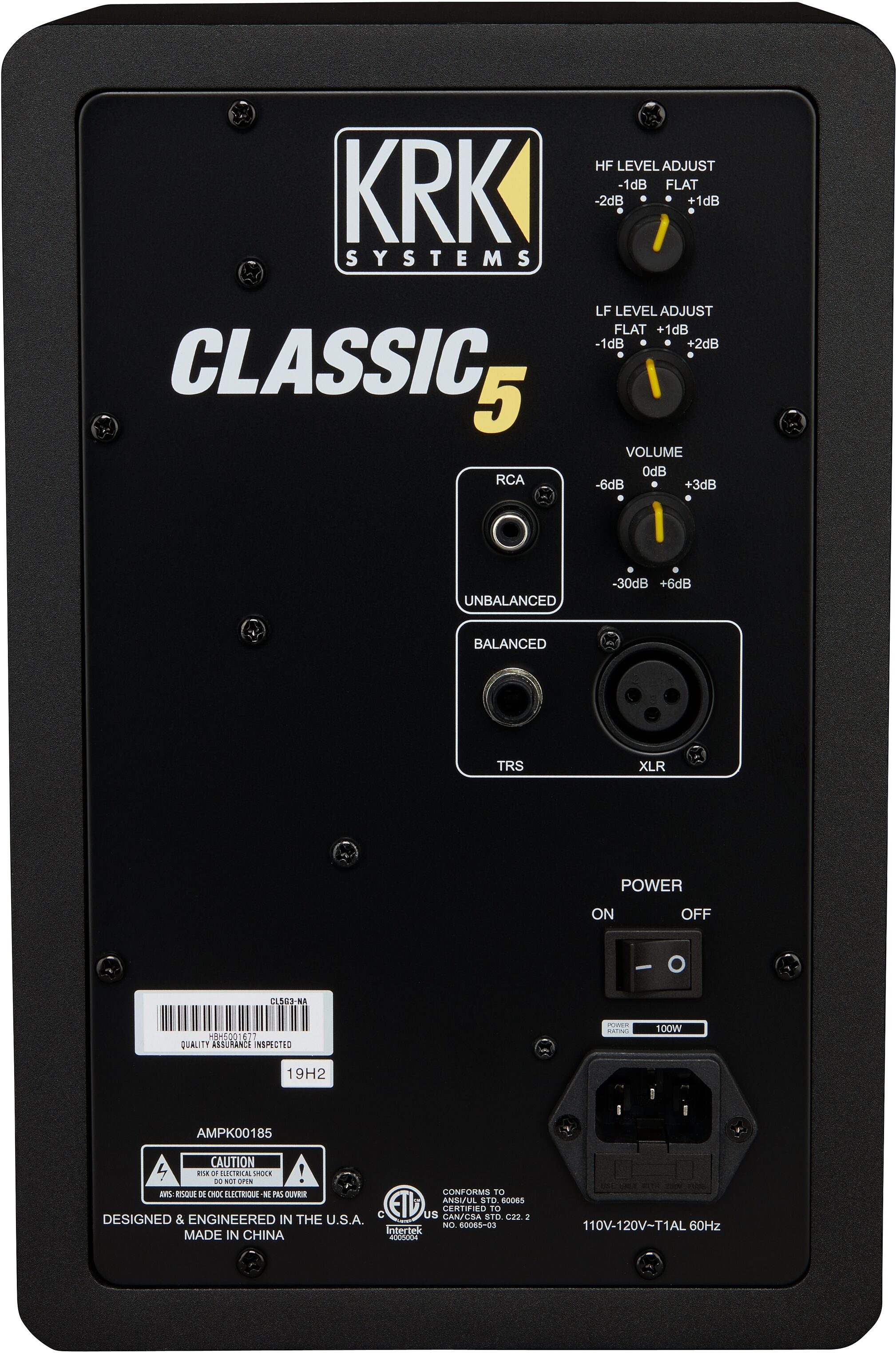 krk classic 5 frequency response