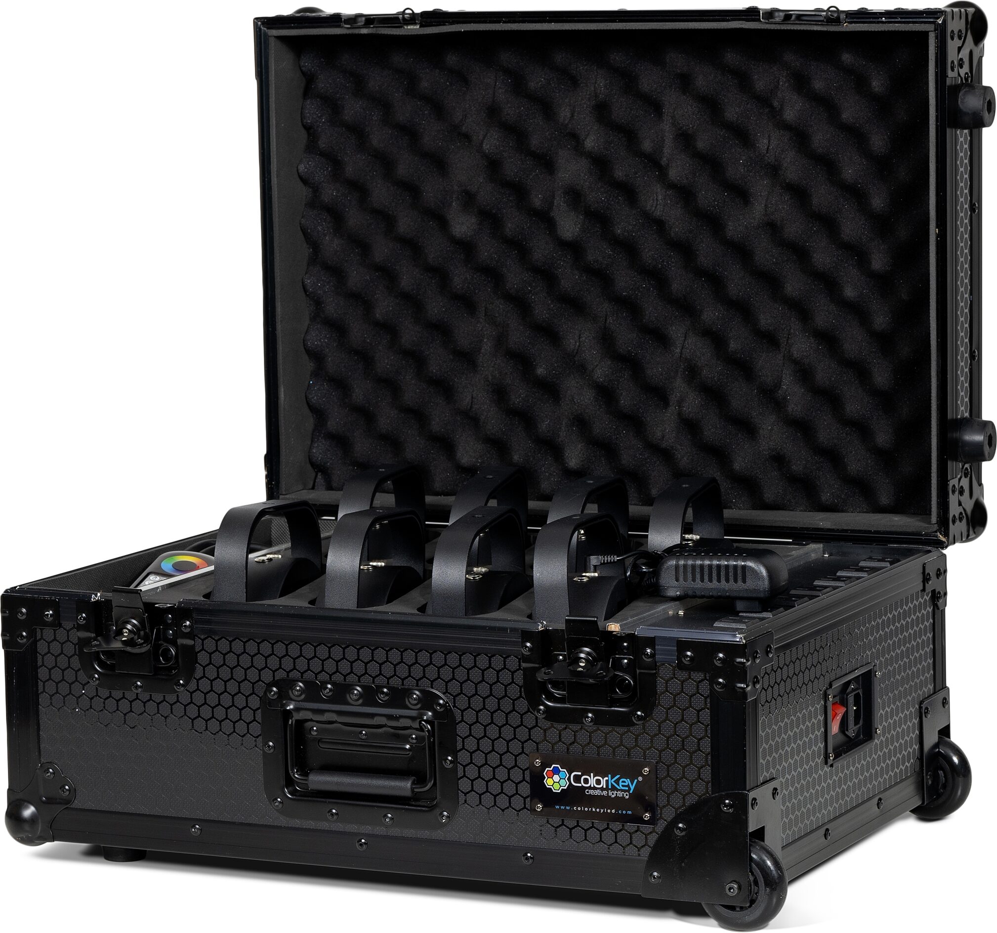 ColorKey MobilePar HEX 5 Light, 8-Pack (with Case), Action Position Back