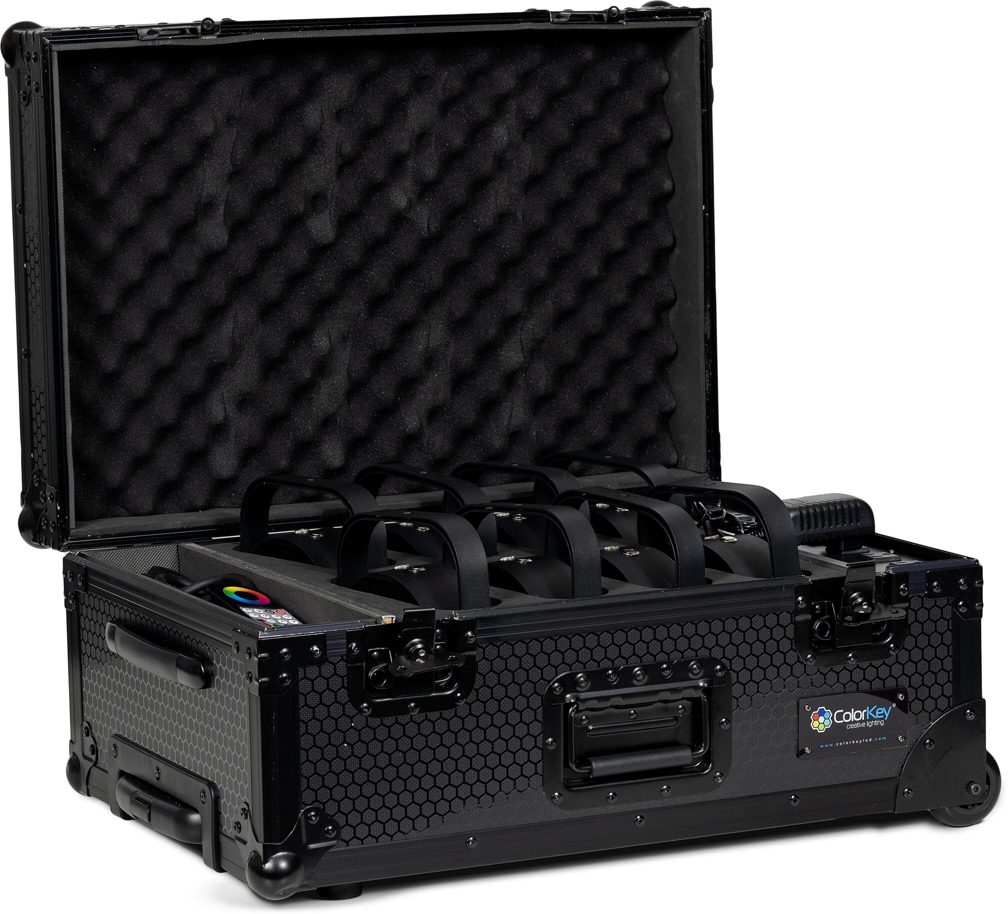 ColorKey MobilePar HEX 5 Light, 8-Pack (with Case), Action Position Back