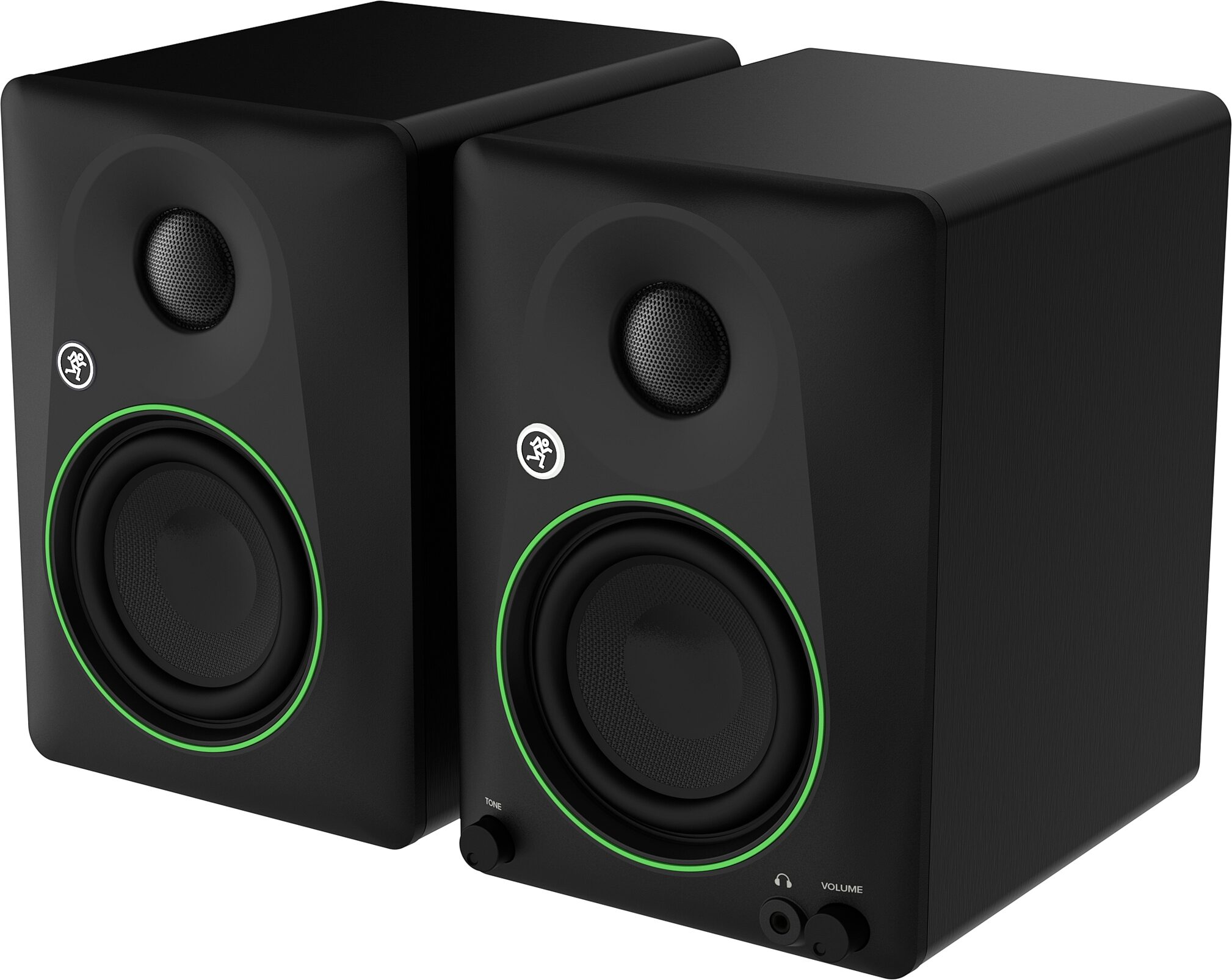 Mackie CR4.5 Powered Studio Monitors, Pair, Action Position Back