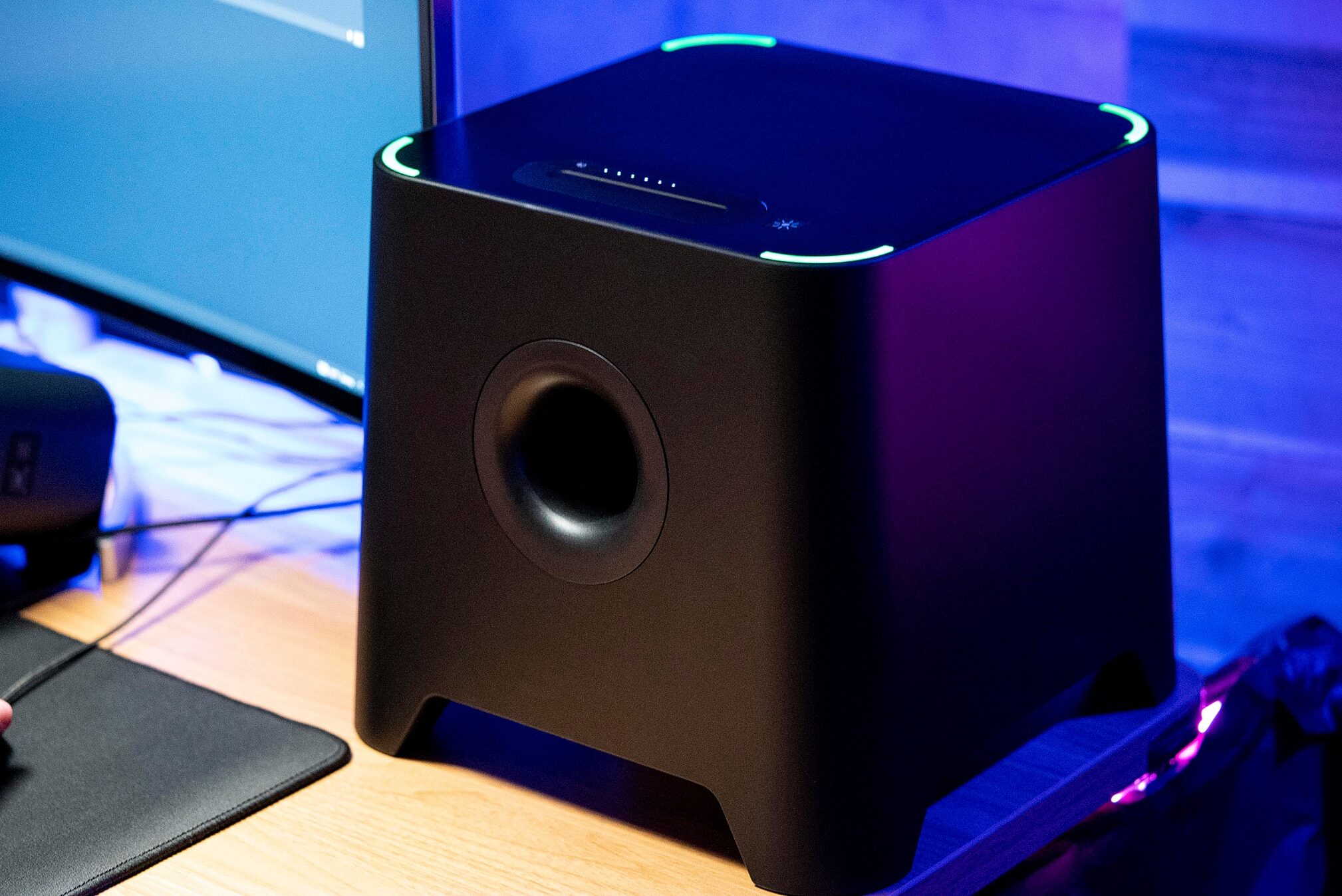 Mackie CR6S-X Powered Floor-Standing Subwoofer, New, Action Position Back