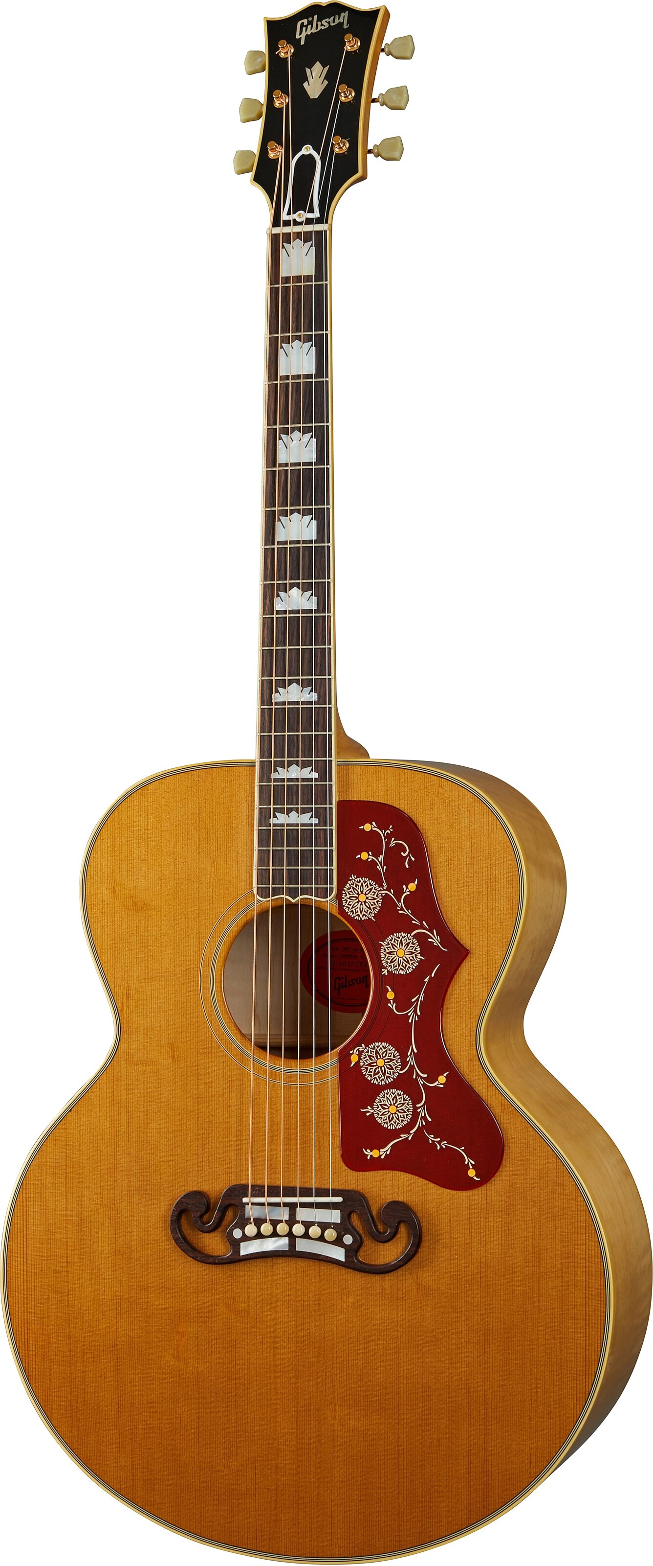 Gibson Custom Shop 1957 SJ-200 Jumbo Reissue Acoustic Guitar (with Case), Antique Natural, Action Position Back