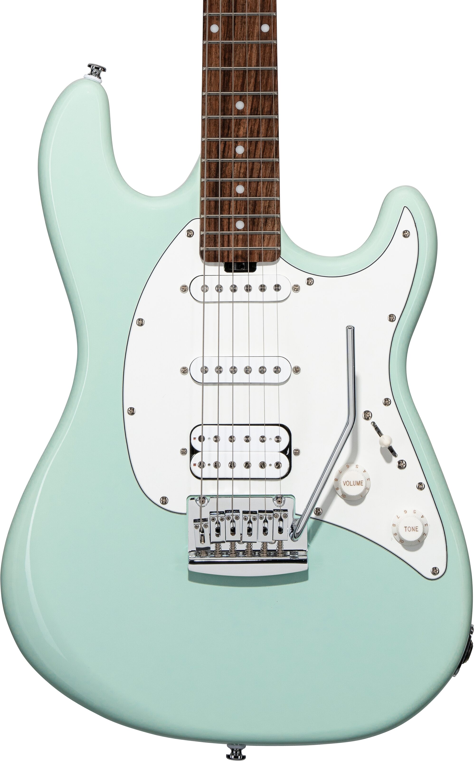 Sterling by Music Man Cutlass CT30HSS Electric Guitar, Mint Green, Open Box (Good), Action Position Back