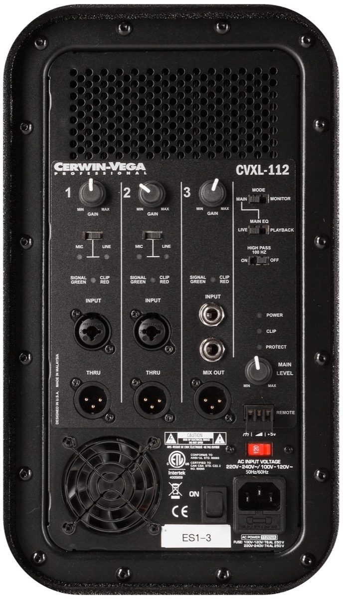 Cerwin Vega CVXL-112 Powered Speaker, ve