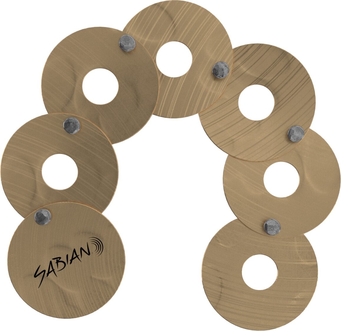 Sabian AA Cymbits O-Zone Sizzle Chain, New, Action Position Back