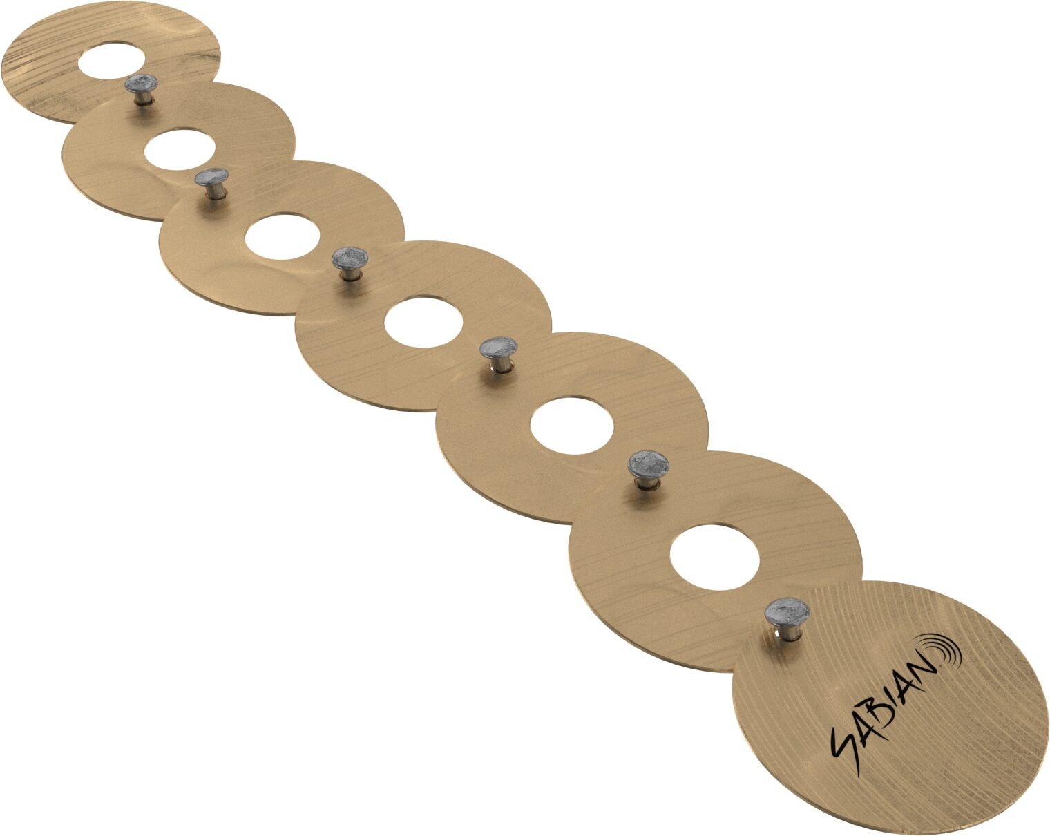 Sabian AA Cymbits O-Zone Sizzle Chain, New, Action Position Back