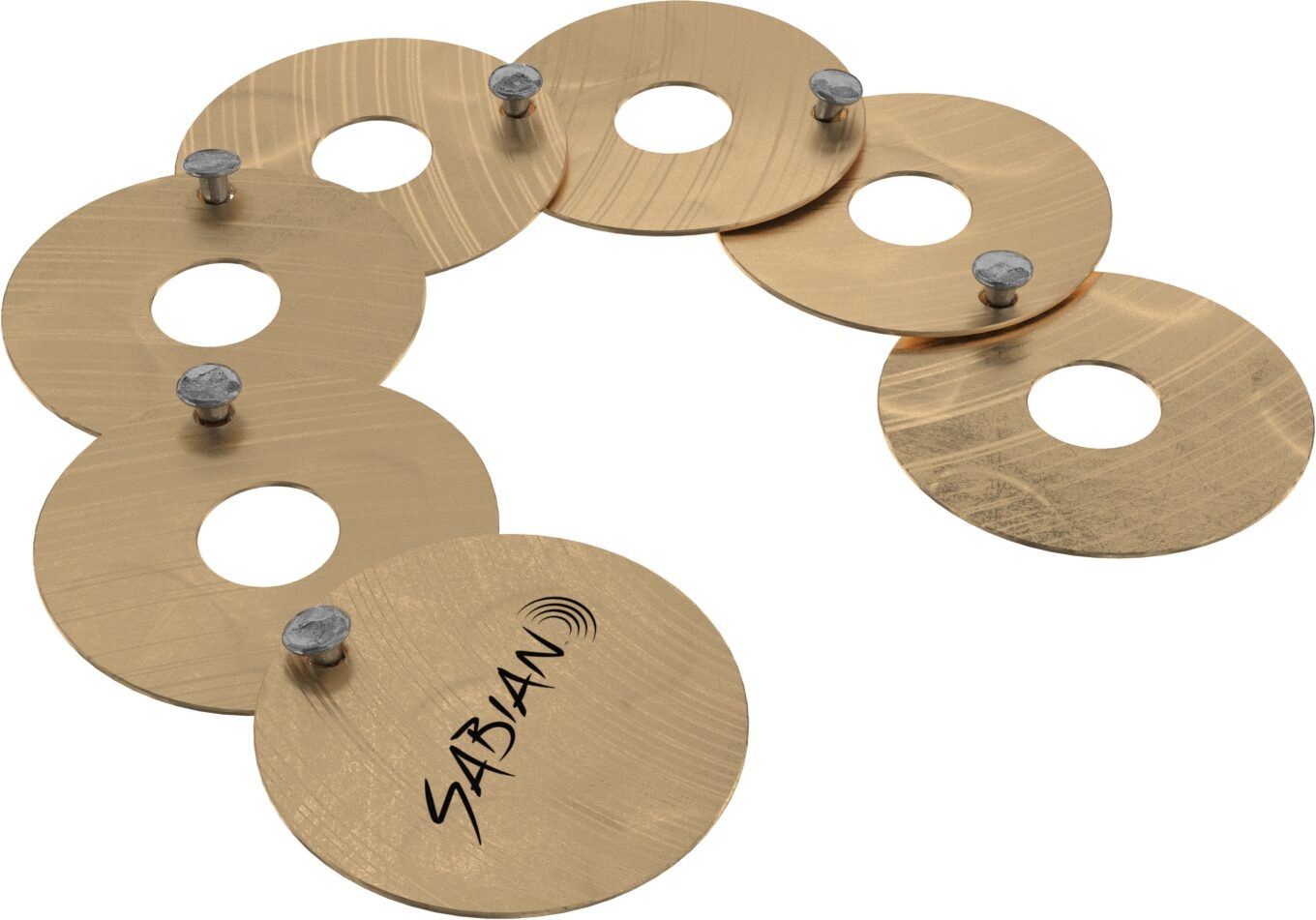 Sabian AA Cymbits O-Zone Sizzle Chain, New, Action Position Back