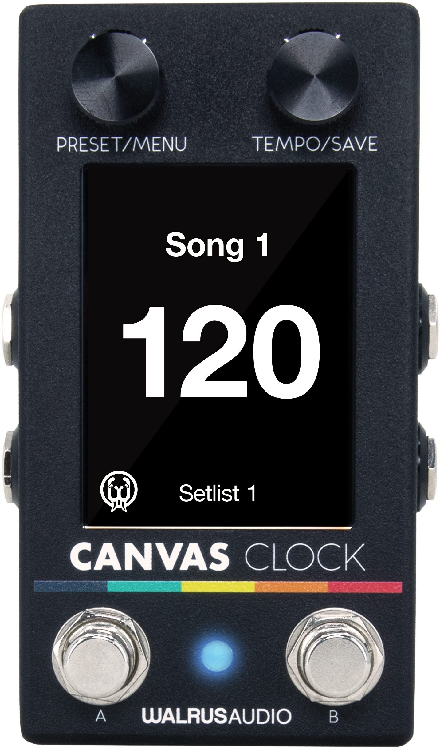 Walrus Audio Canvas Clock MIDI Sync Pedal, New, Action Position Back