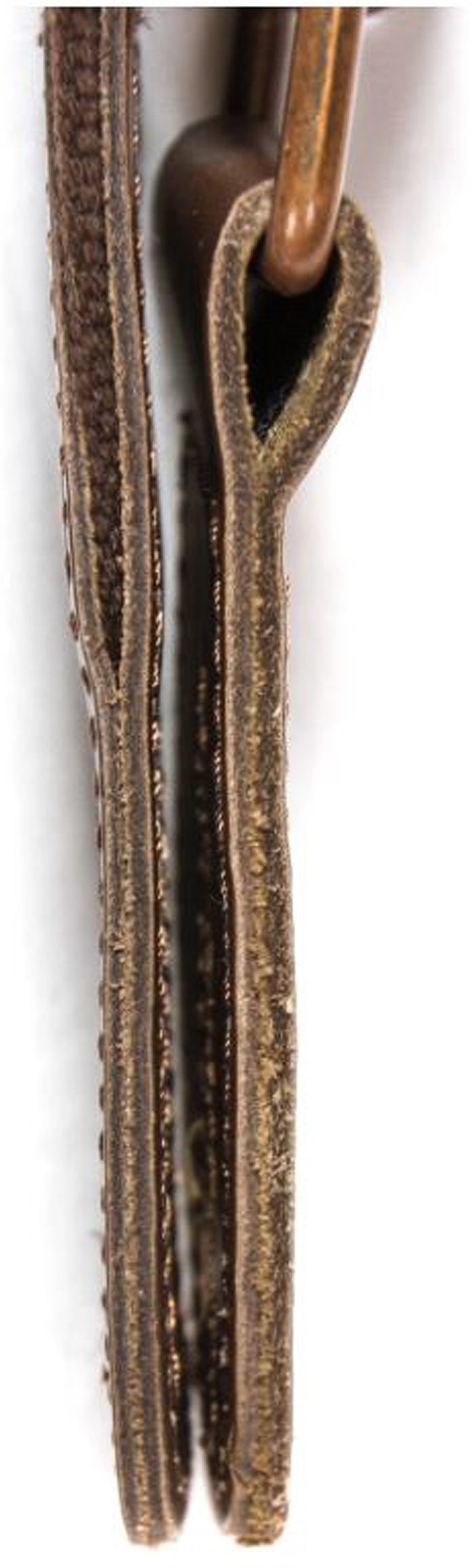 Reunion Blues Merino Wool Guitar Strap, Brown, RBS-34, Action Position Back