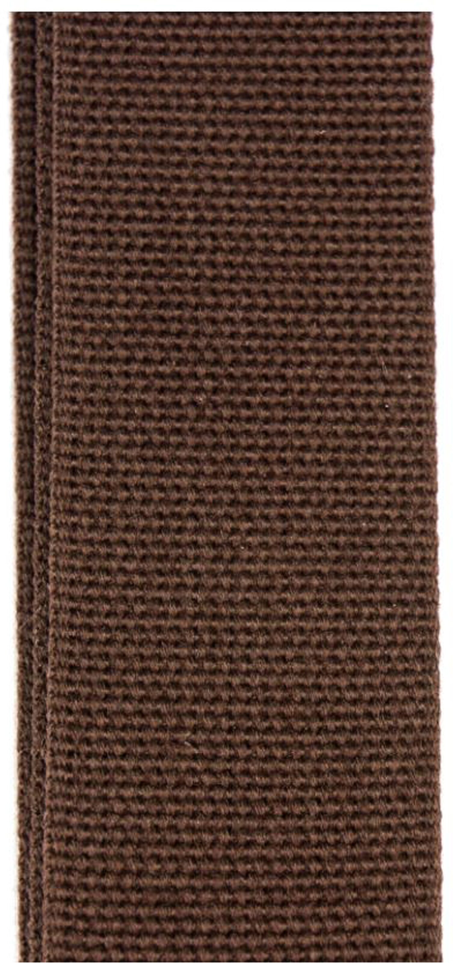 Reunion Blues Merino Wool Guitar Strap, Brown, RBS-34, Action Position Back