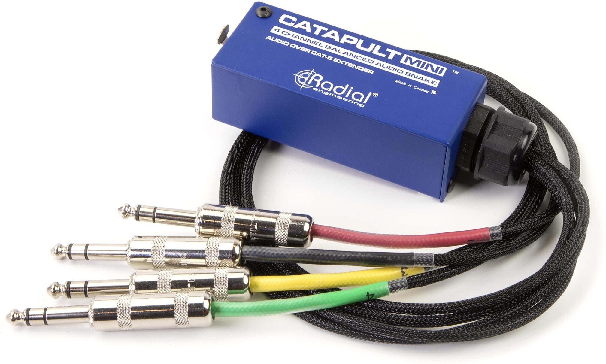 Radial Engineering Catapult MINITX 4Ch Cat5 / XLRF, New, Action Position Back