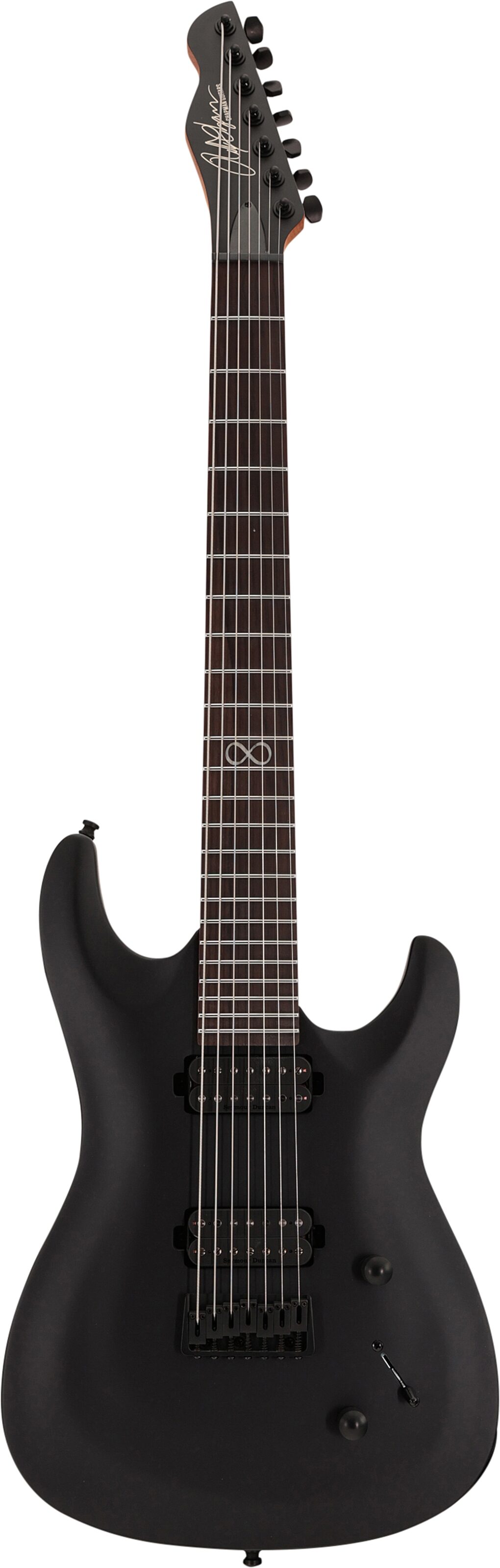 Chapman ML1-7 Pro Modern Electric Guitar, 7-String, Action Position Back