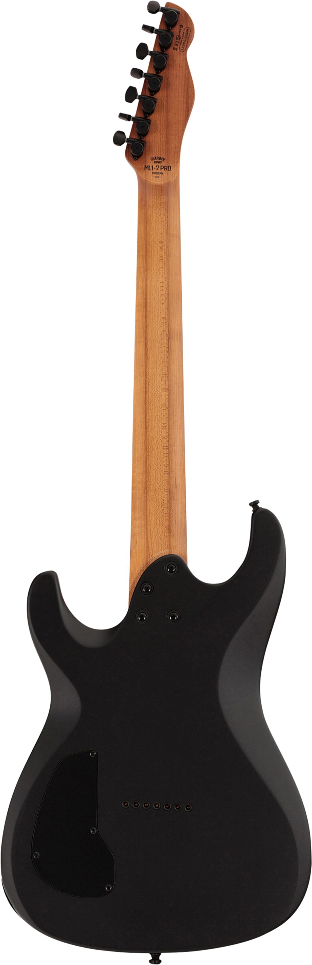 Chapman ML1-7 Pro Modern Electric Guitar, 7-String, Action Position Back