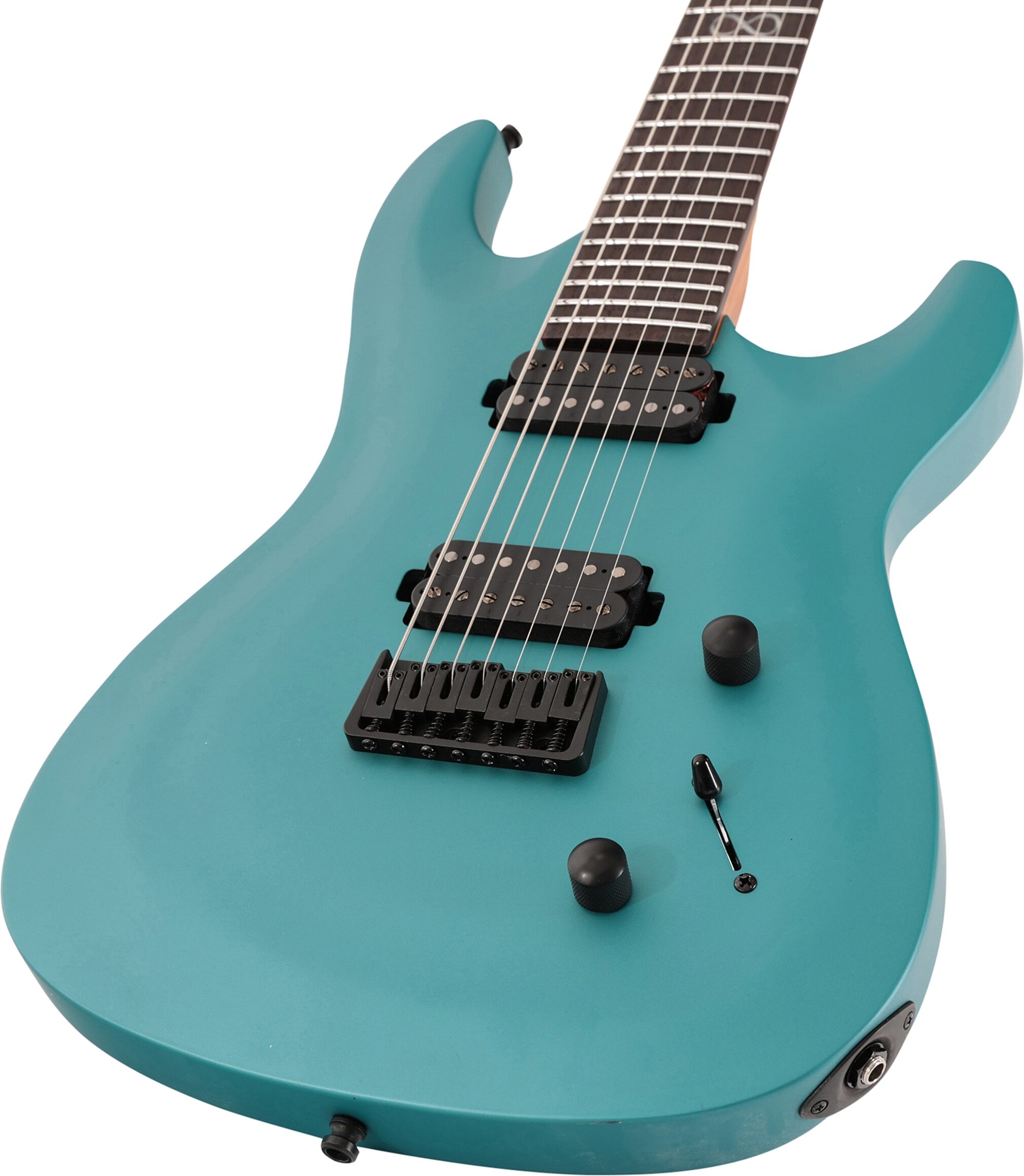Chapman ML1-7 Pro Modern Electric Guitar, 7-String, Teal Satin Metallic, Open Box (Very Good), Action Position Back