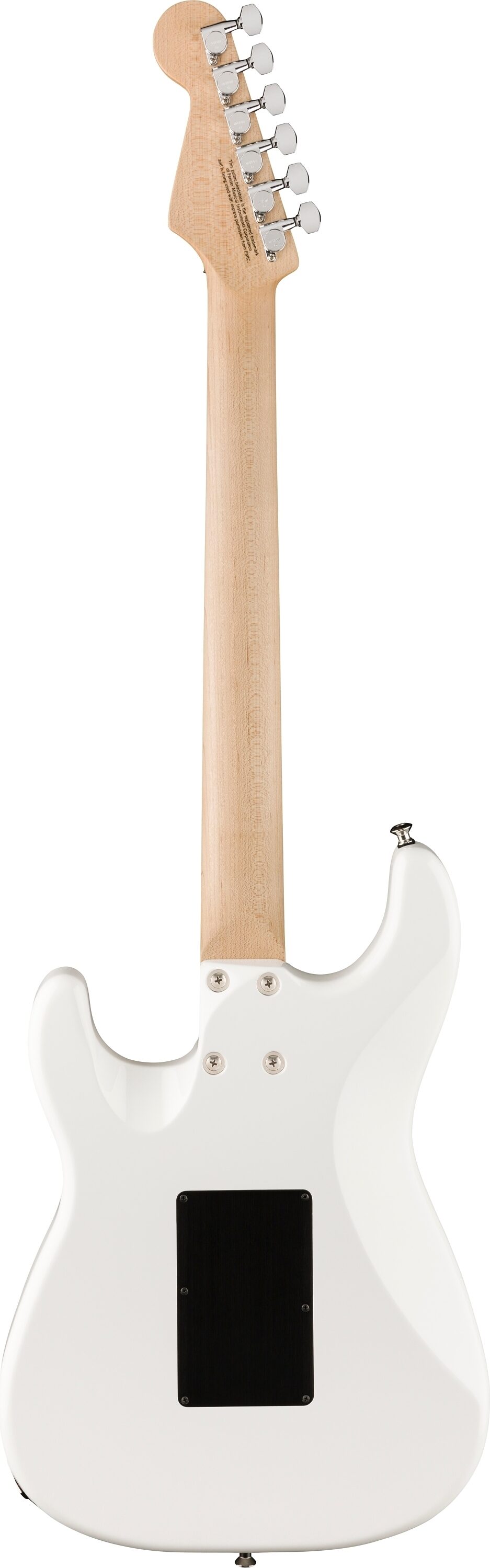 Charvel MJ So-Cal Style 1 HSS FR M Electric Guitar, Snow White, Open Box (Good), Action Position Back