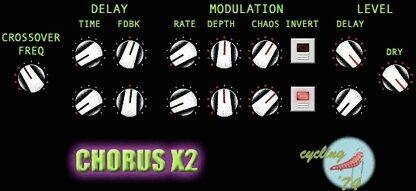 Cycling '74 Pluggo 3.1 VST MAS RTAS (Macintosh), Delay Effects - Chorus X2