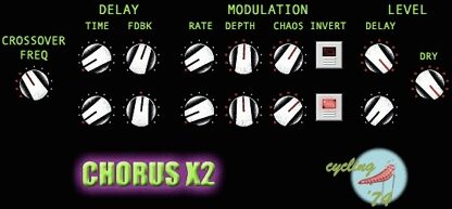 Cycling '74 Pluggo 3.1 VST MAS RTAS (Macintosh), Delay Effects - Chorus X2