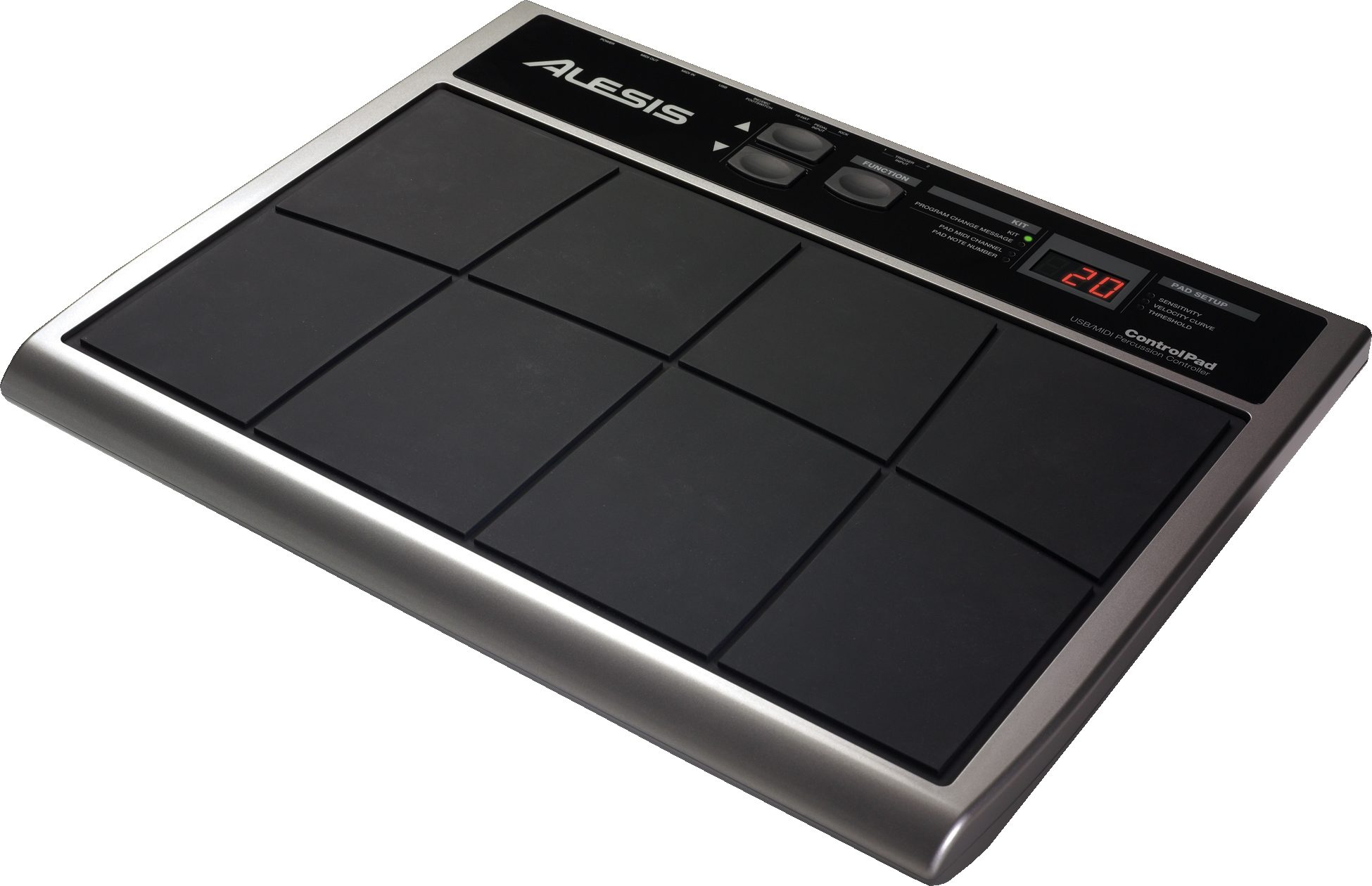 Exclamation point Eyesight Sportsman Alesis Control Pad, USB/MIDI Drum Controller | zZounds