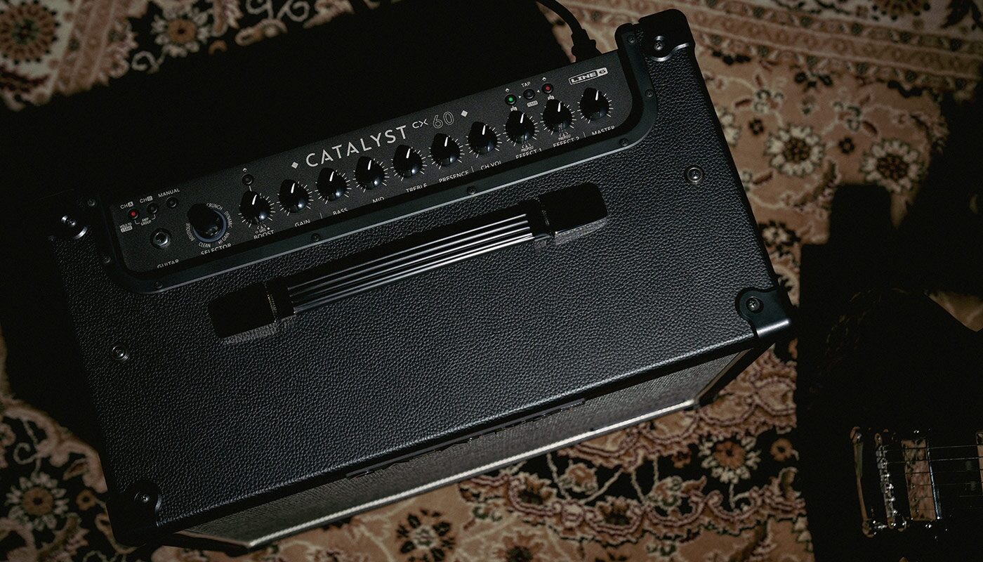 Line 6 Catalyst CX 60 Guitar Combo Amplifier (1x12", 60 Watts), New, Control Panel