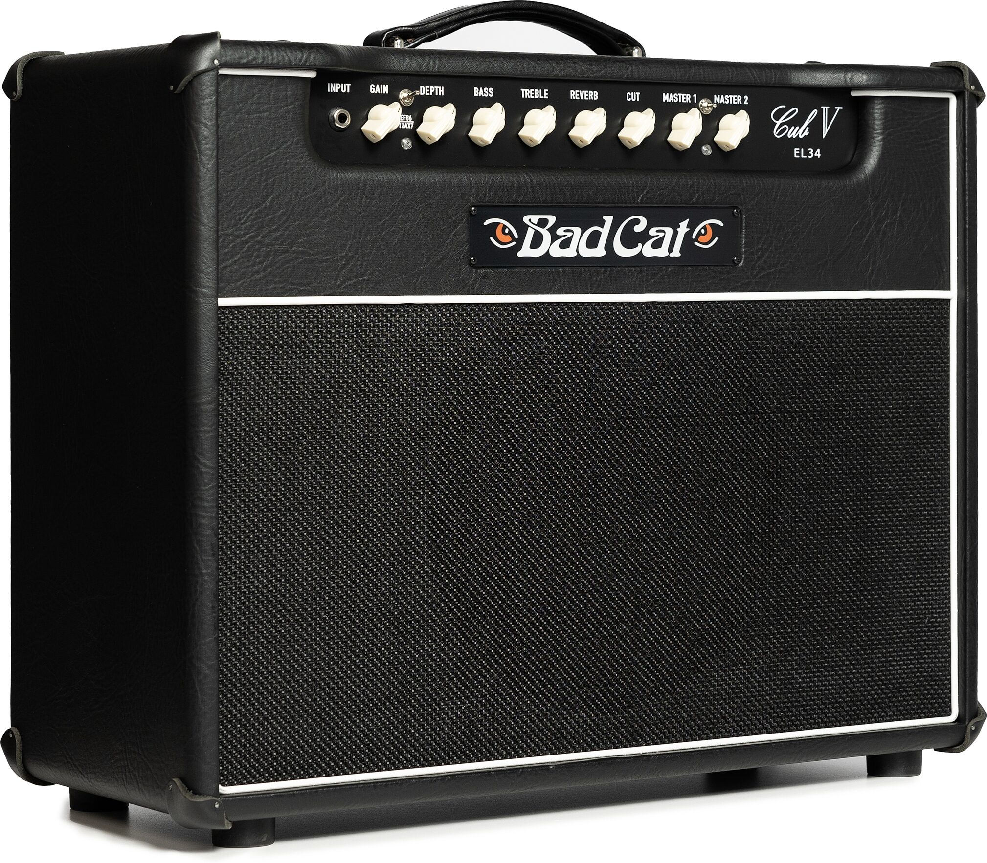 Bad Cat Cub V Handwired EL34 Guitar Combo Amplifier (40 Watts, 1x12"), New, Action Position Side