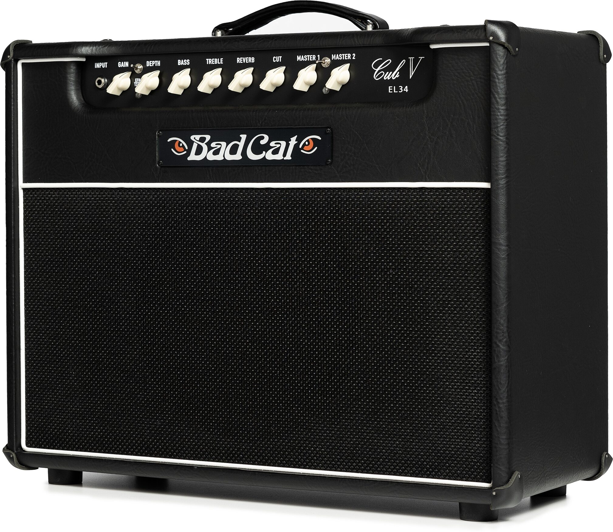 Bad Cat Cub V Handwired EL34 Guitar Combo Amplifier (40 Watts, 1x12"), New, Action Position Side