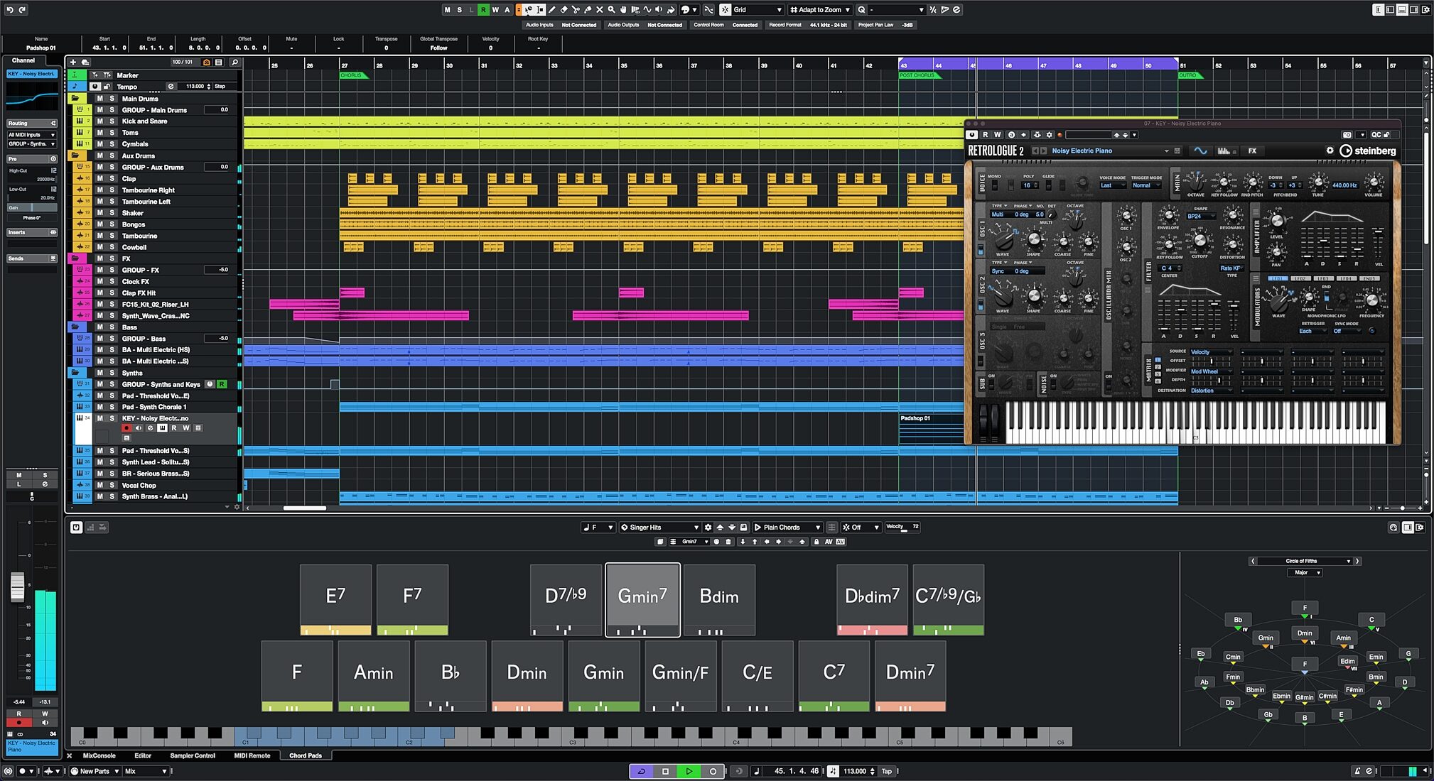 Steinberg Cubase Artist 13 Production Software, Action Position Back