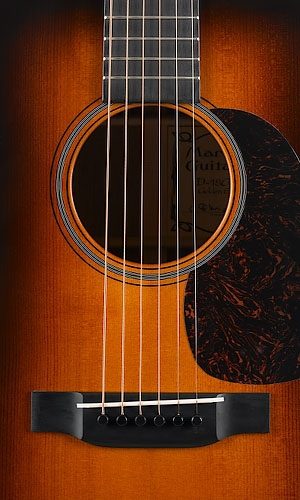 Martin D18GE Golden Era Dreadnought Acoustic Guitar (with Case), Bridge