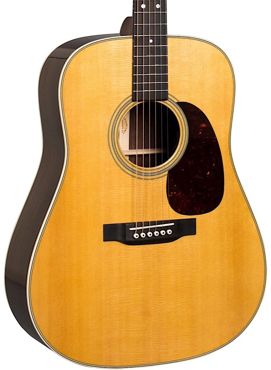 Martin D-28 Reimagined Dreadnought Acoustic Guitar (with Case), Body