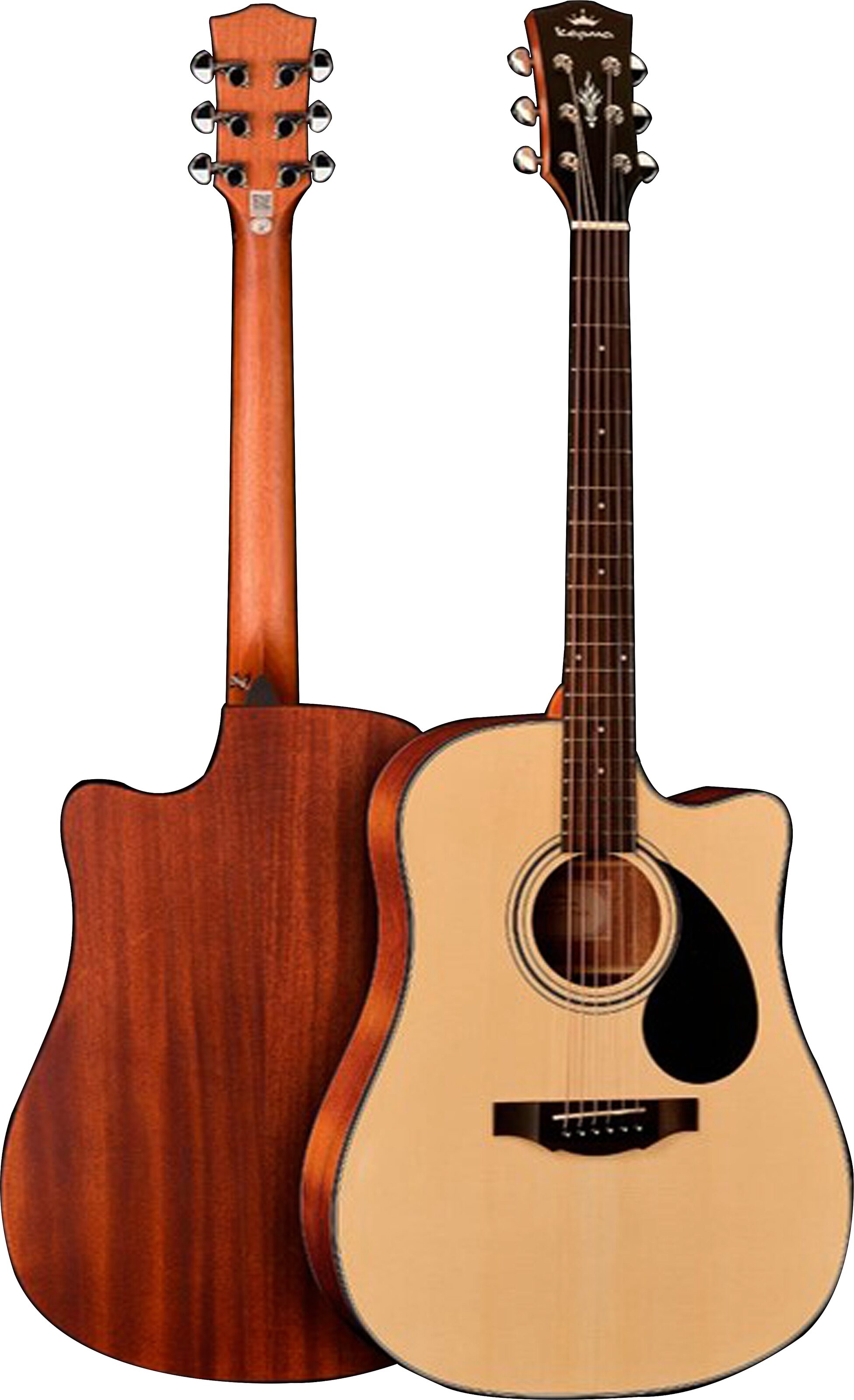 Kepma K3 Series D3-130 Acoustic Guitar, Action Position Back