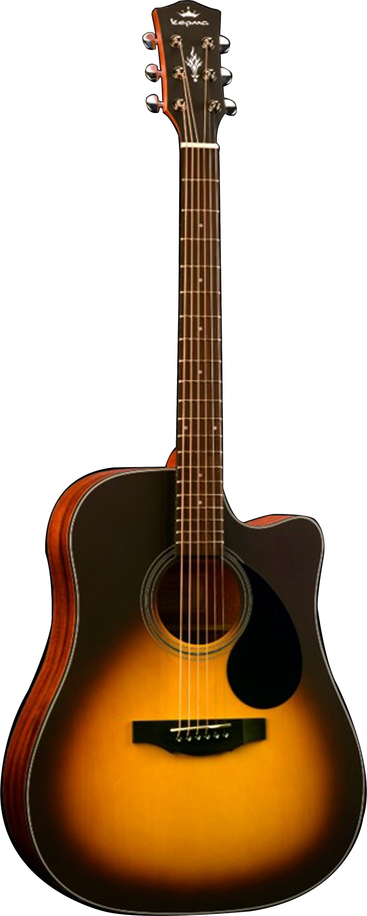 Kepma K3 Series D3-130 Acoustic Guitar, Action Position Back